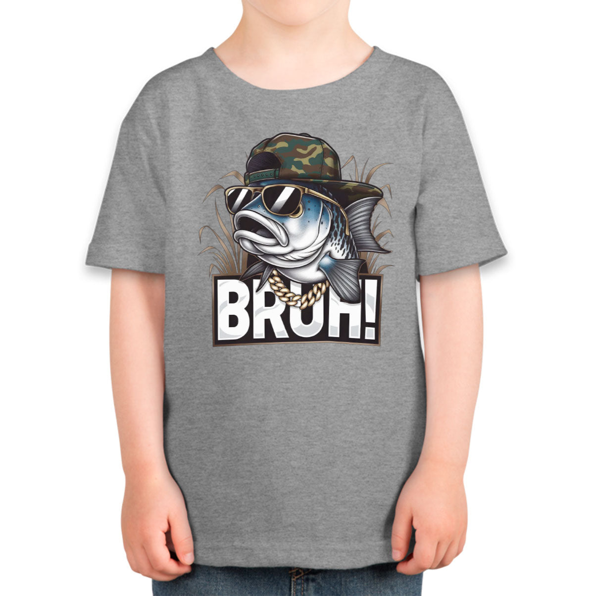 Funny Bass Fishing Toddler T-shirt