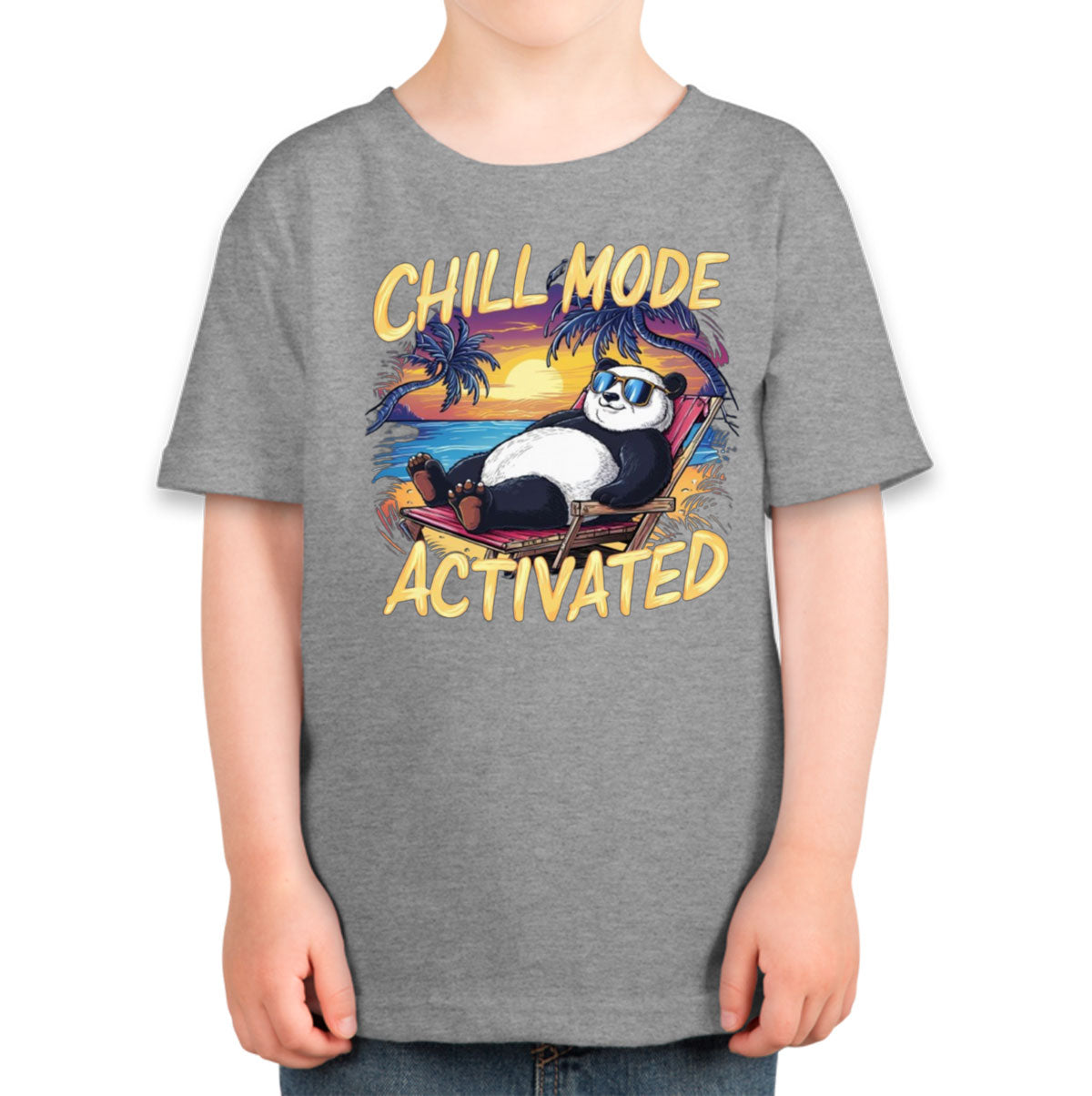 Chill Mode Activated Panda Toddler T-shirt