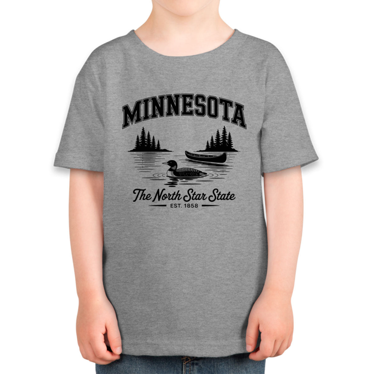 Minnesota Cityscape Illustration The North Star State Toddler T-shirt