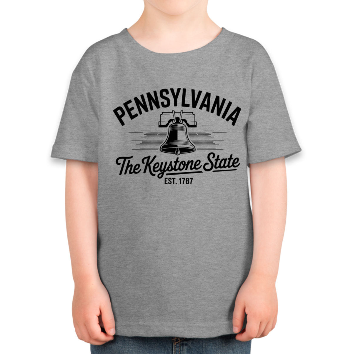 Pennsylvania Cityscape Illustration The Keystone State Toddler T-shirt
