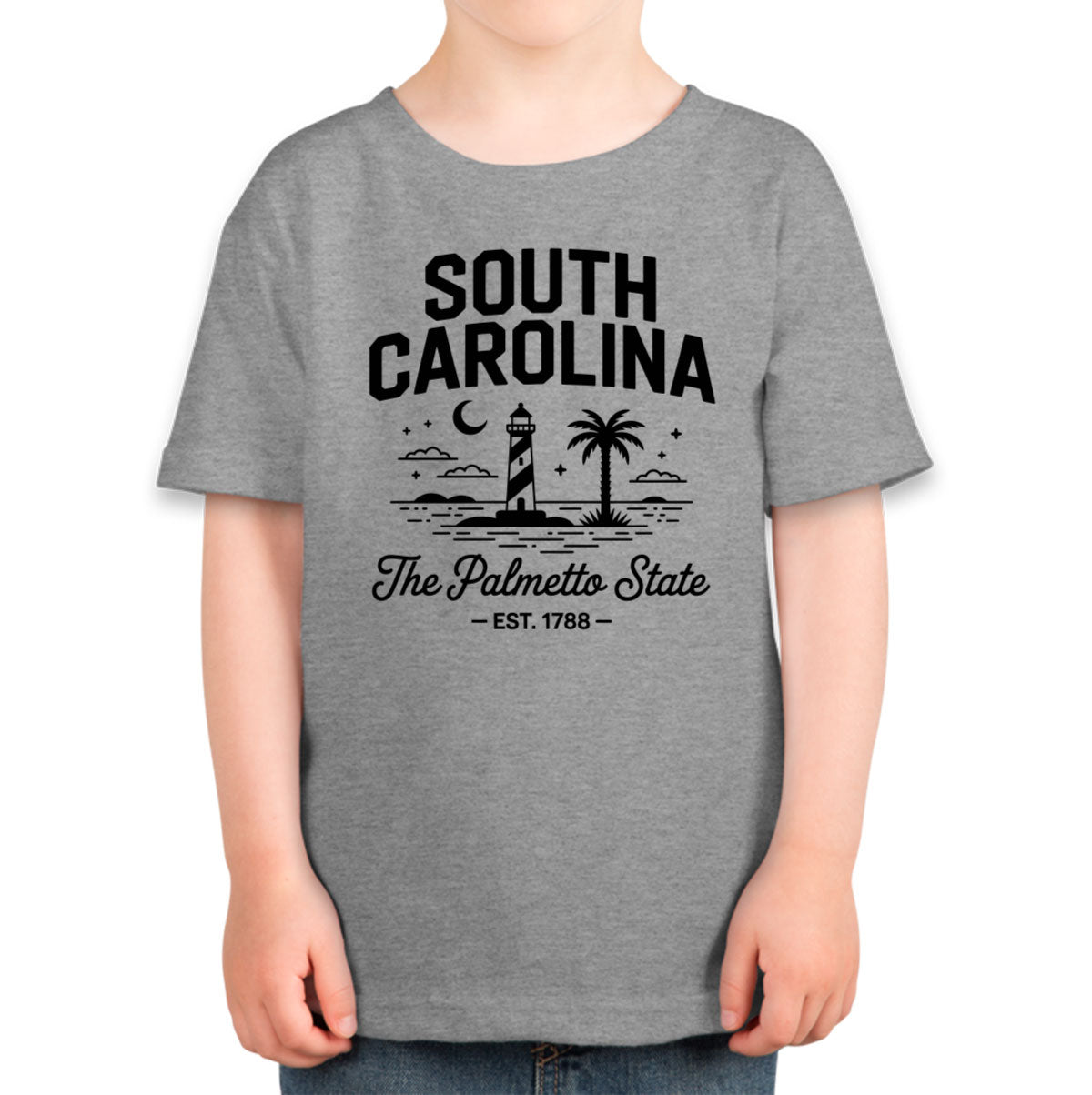 South Carolina Cityscape Illustration The Palmetto State Toddler T-shirt