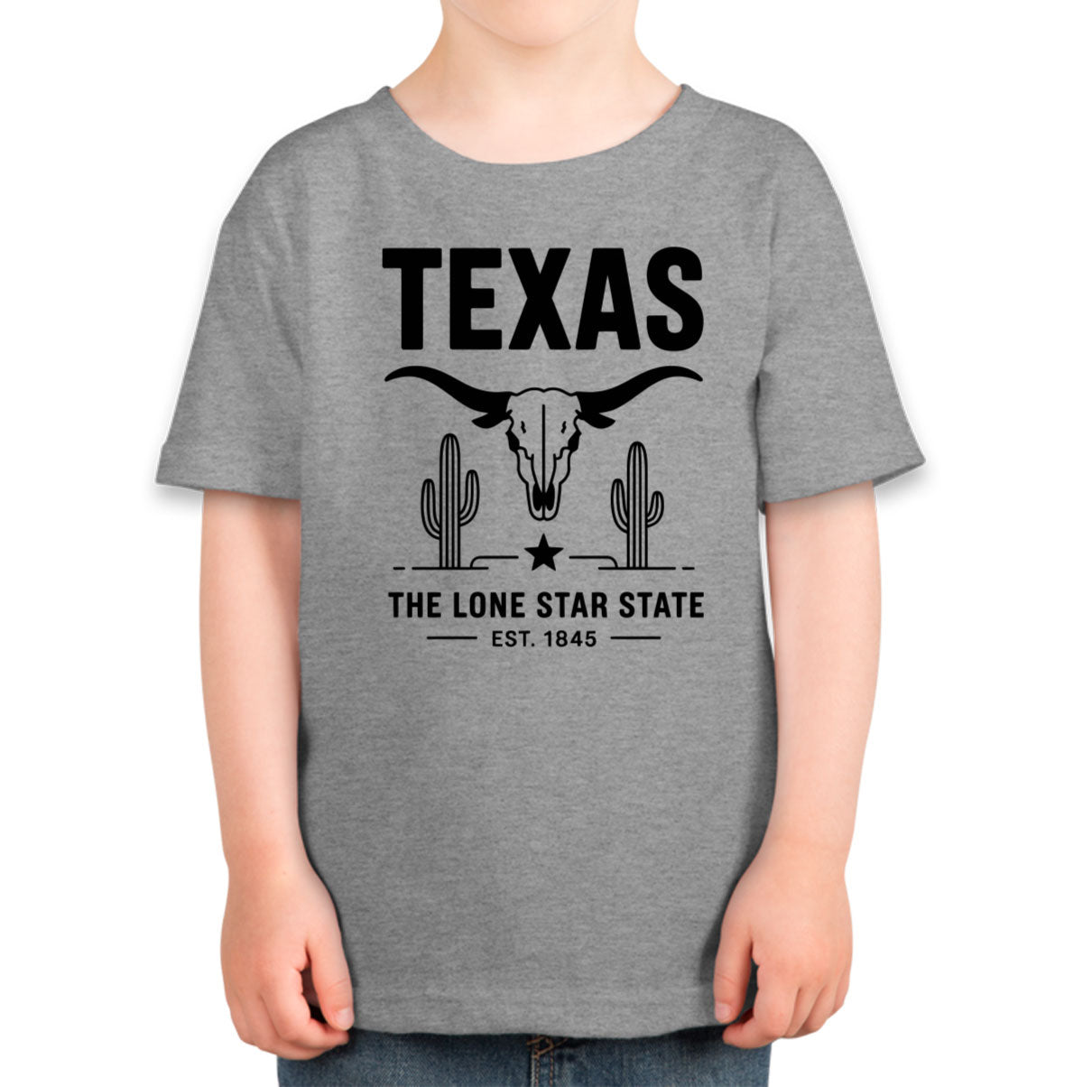 Texas Cityscape Illustration The Lone Star State Toddler T-shirt