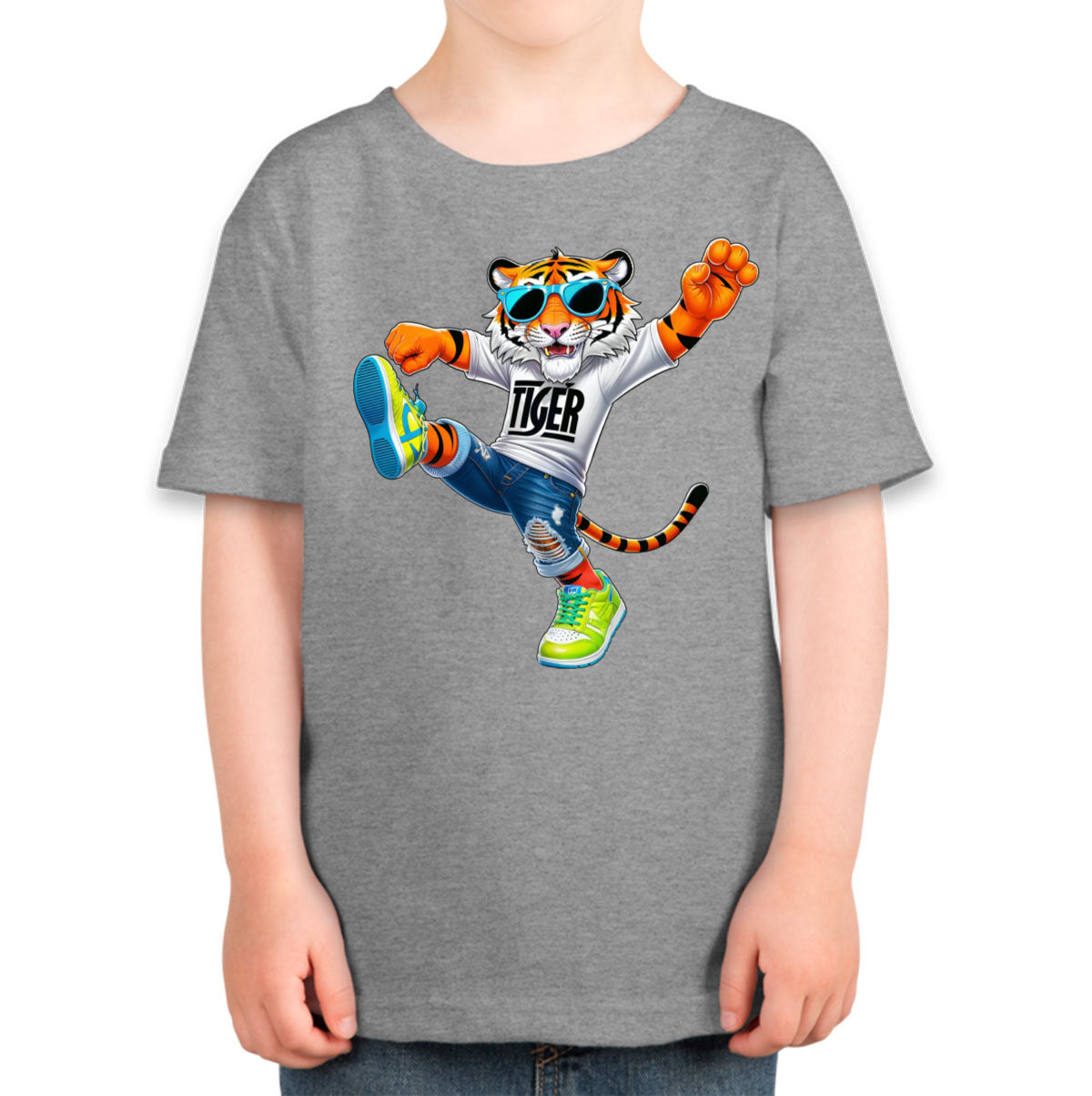 Dancing Tiger Toddler T-shirt