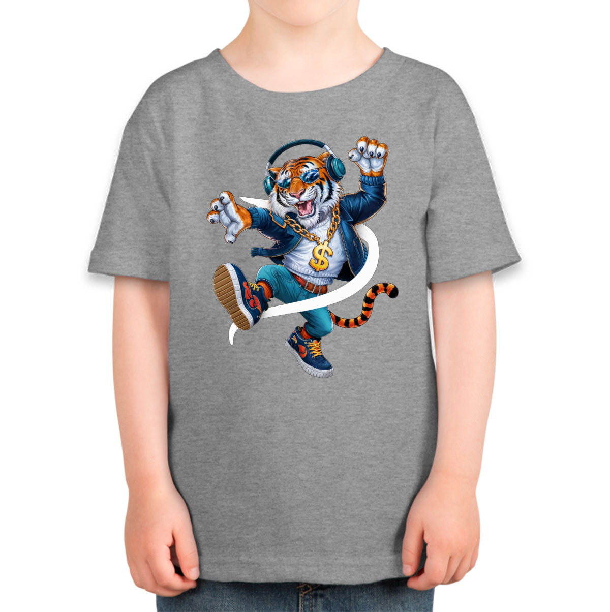 Dancing Tiger Toddler T-shirt