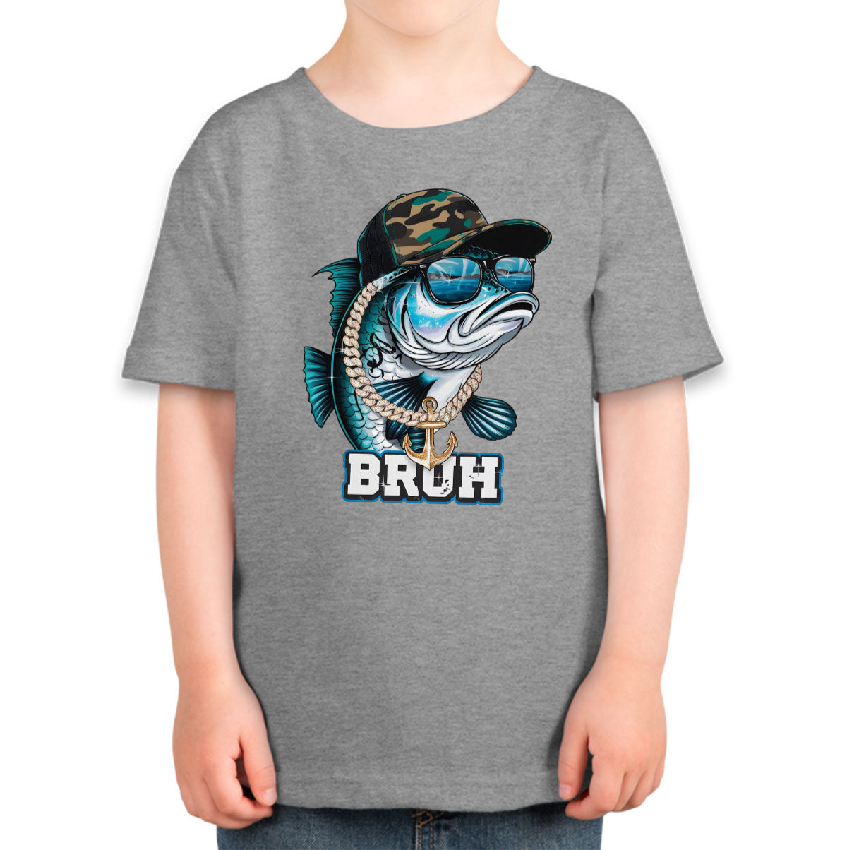 Funny Bass Fishing Toddler T-shirt