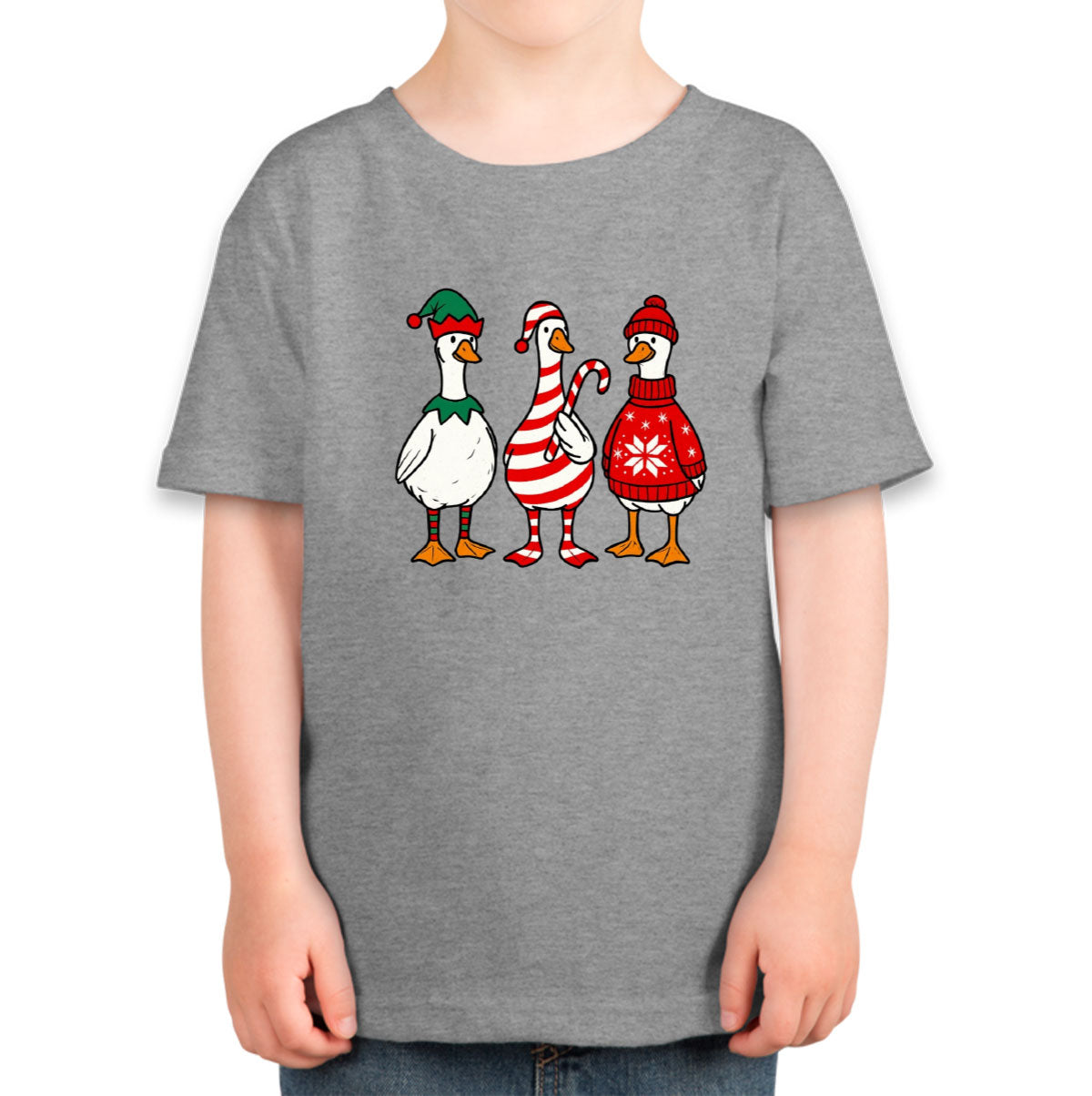 Funny Christmas Gooses Toddler T-shirt