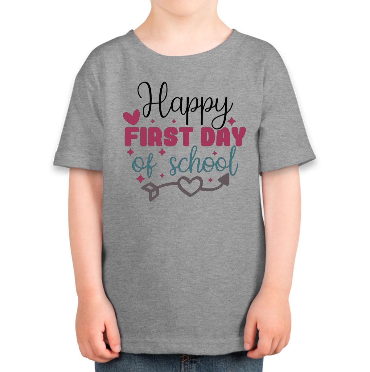Happy First Day Of School Teacher Toddler T-shirt