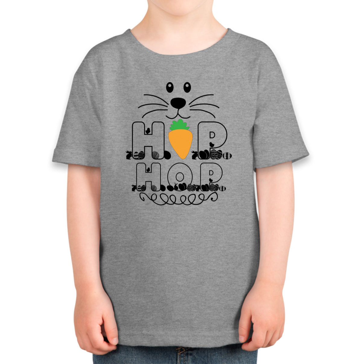 Hop Hop Bunny Easter Toddler T-shirt