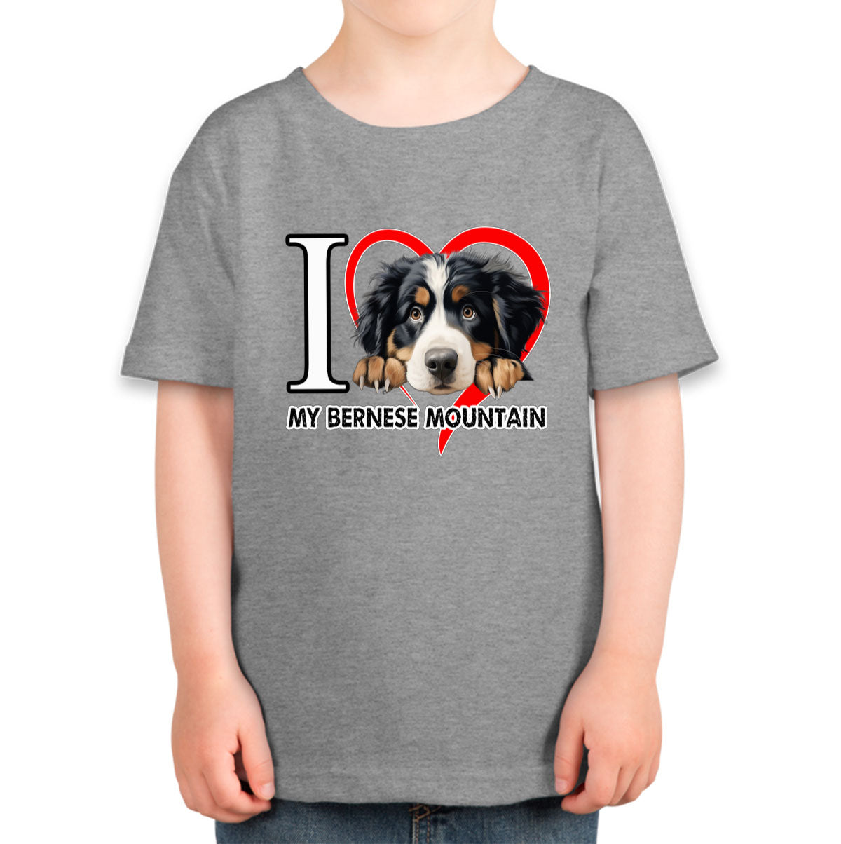 I Love My Bernese Mountain Dog Toddler T-shirt