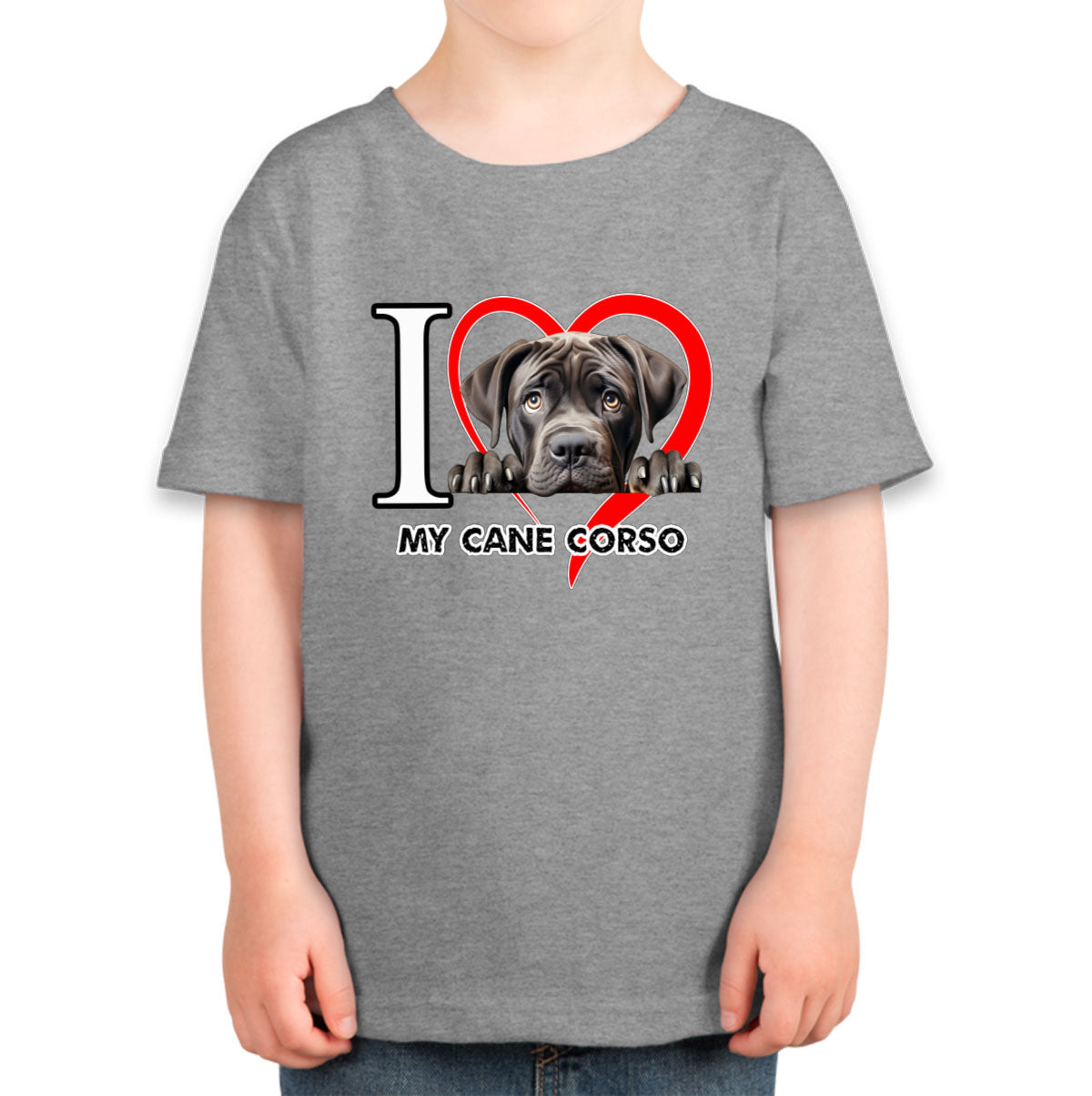 I Love My Cane Corso Dog Toddler T-shirt