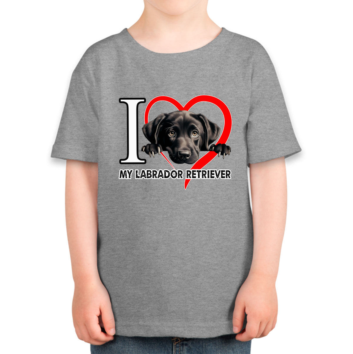 I Love My Labrador Retriever Dog Toddler T-shirt