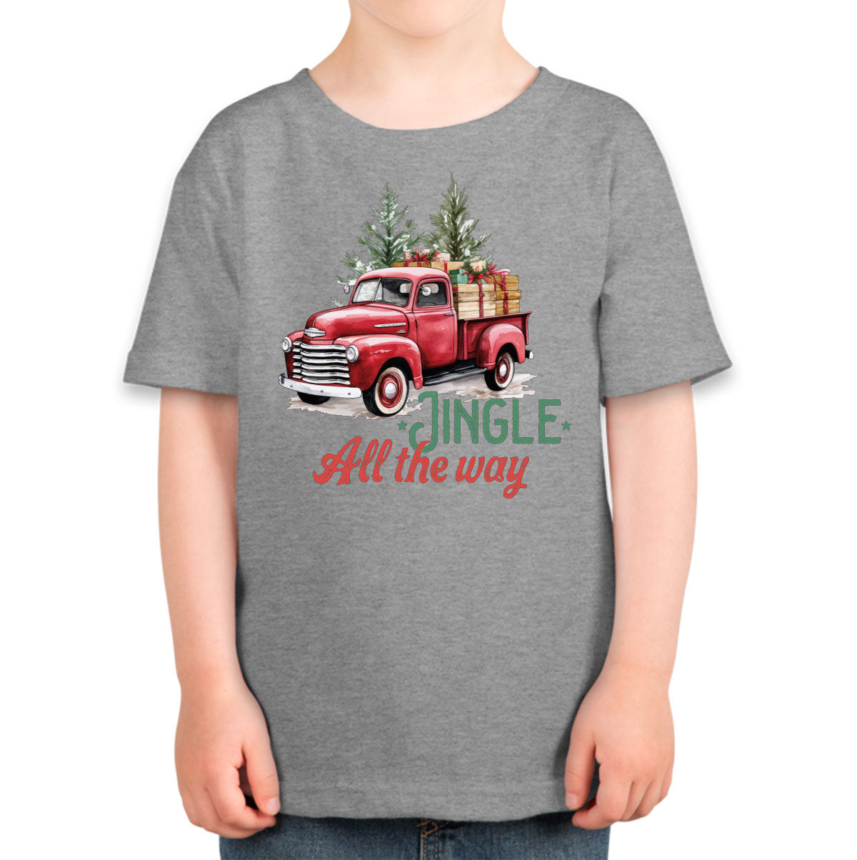 Jingle All the Way Christmas Toddler T-shirt