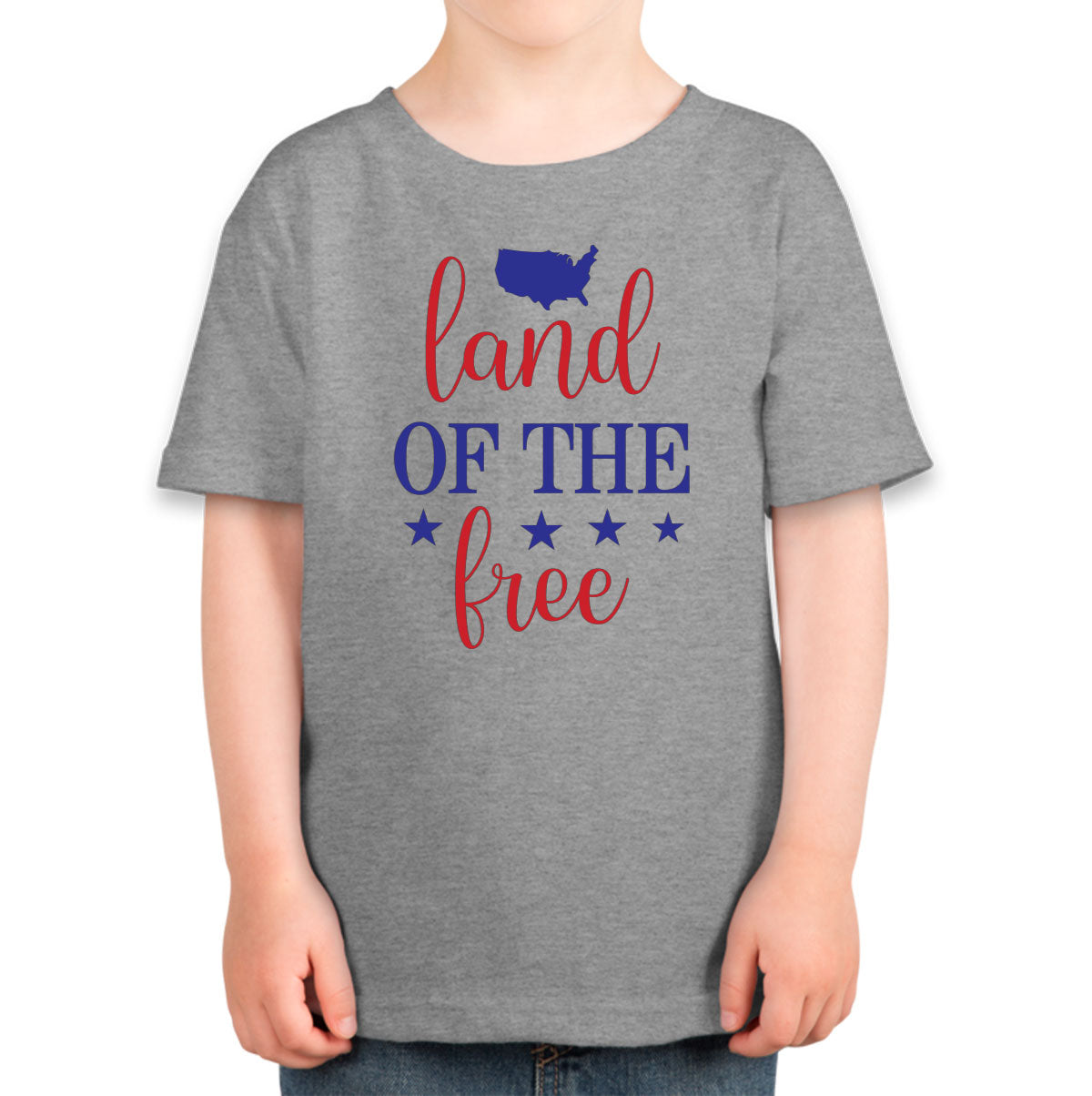 Land Of The Free Patriotic Toddler T-shirt
