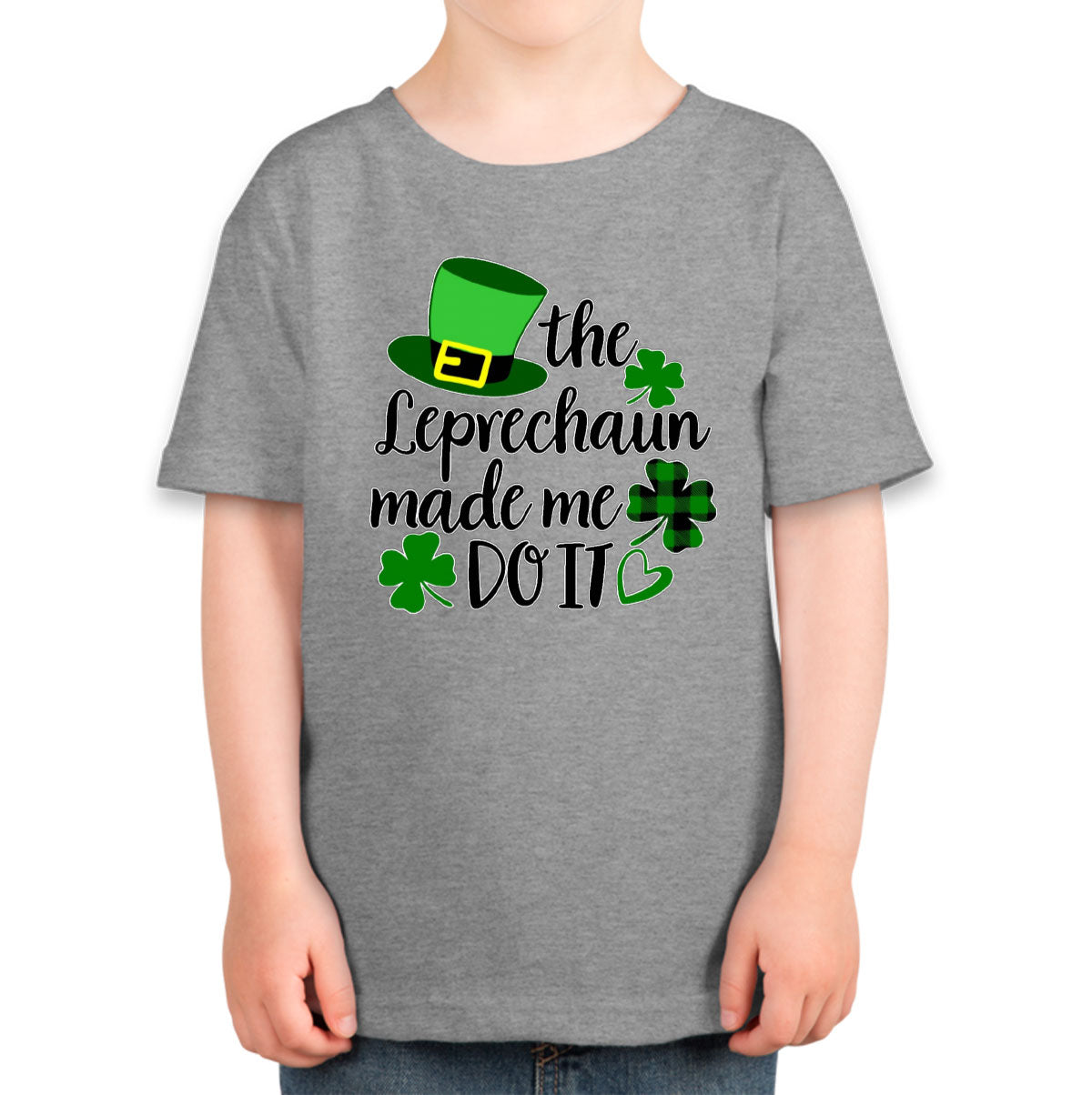 The Leprechaun Made Me Do It St. Patrick's Day Toddler T-shirt