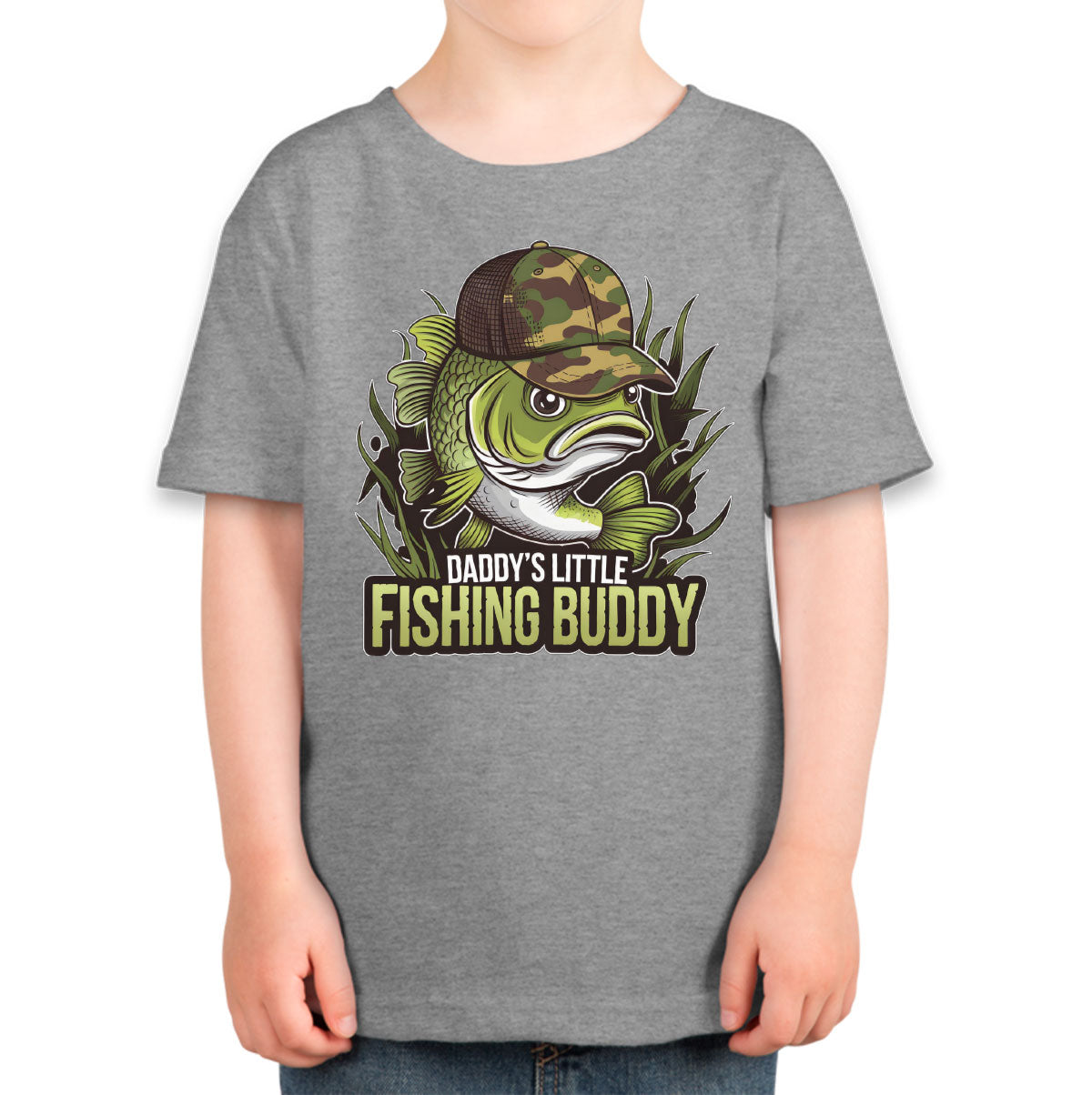 Daddy's Little Fishing Buddy Toddler T-shirt