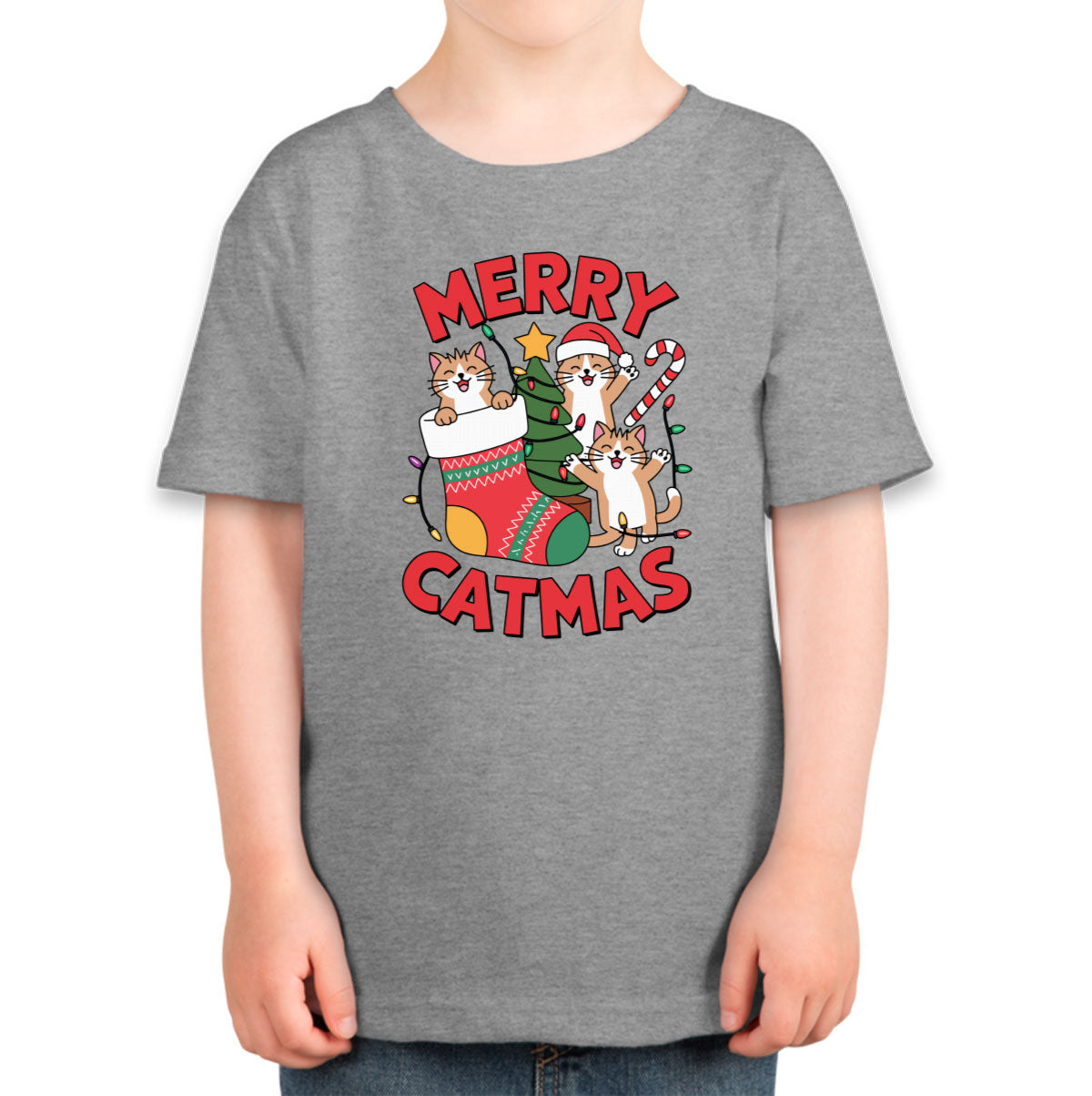 Merry Catmas Toddler T-shirt