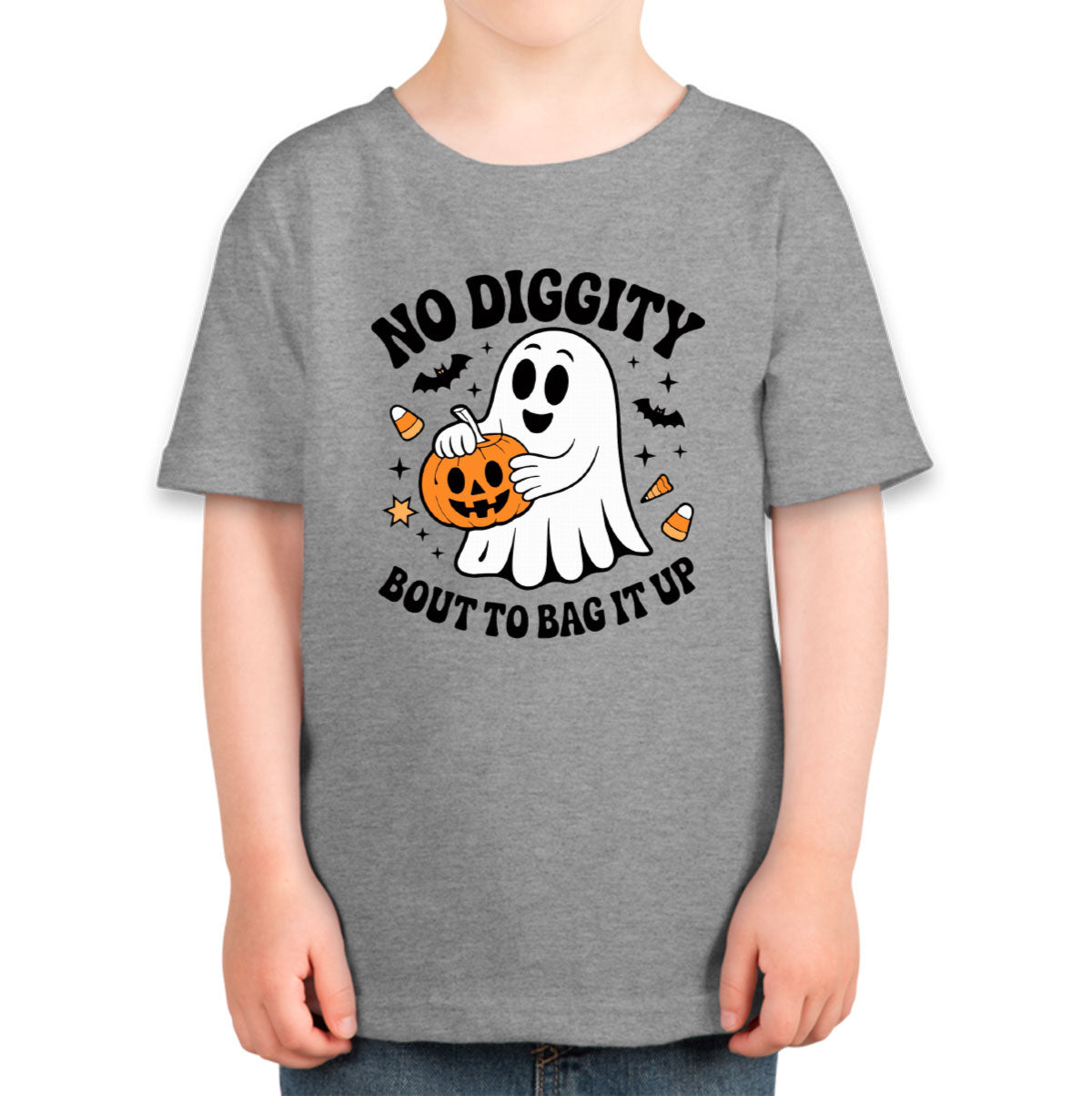 No Diggity Bout To Bag It Up Halloween Toddler T-shirt