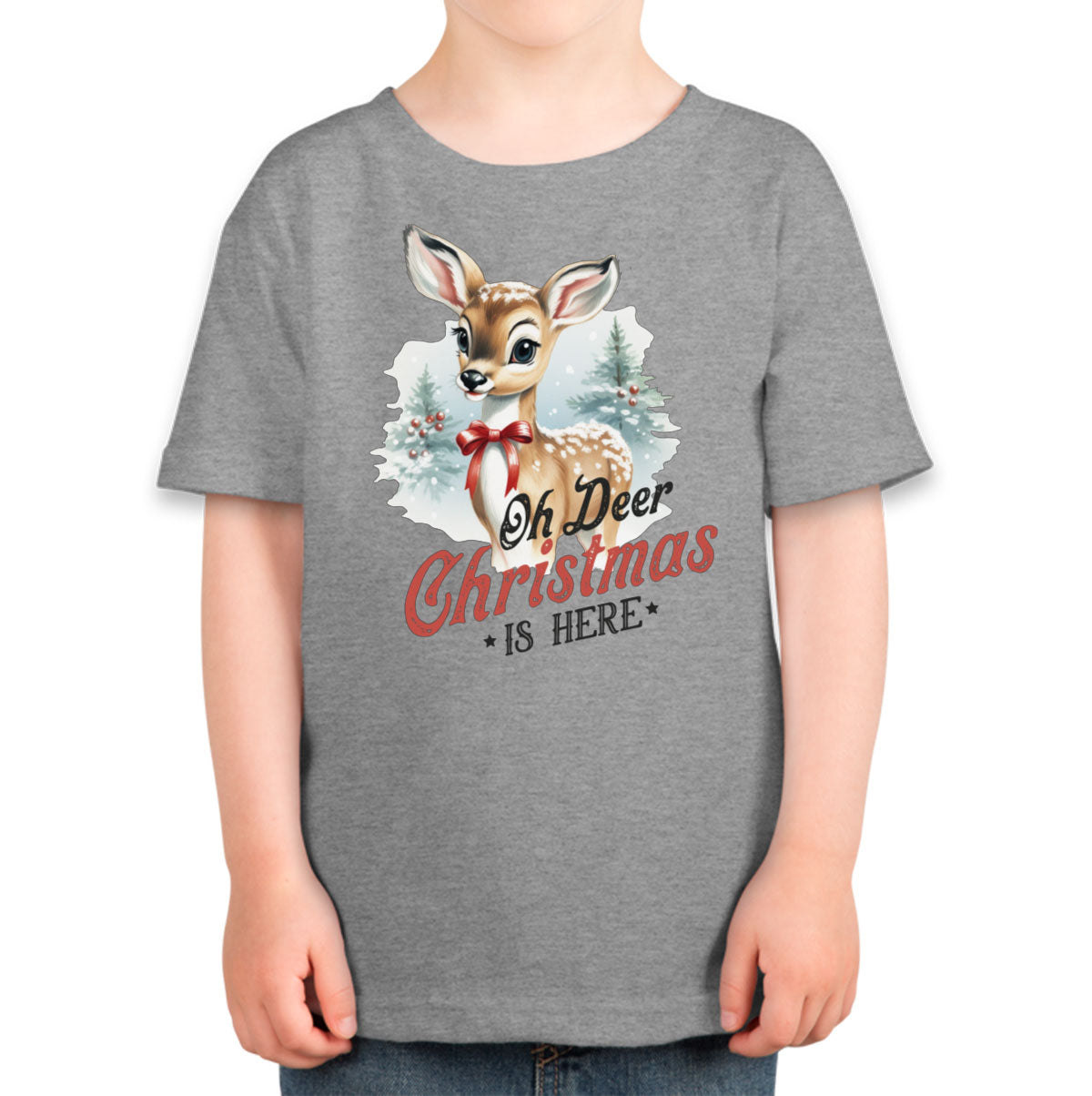 Oh Deer Christmas Here Toddler T-shirt