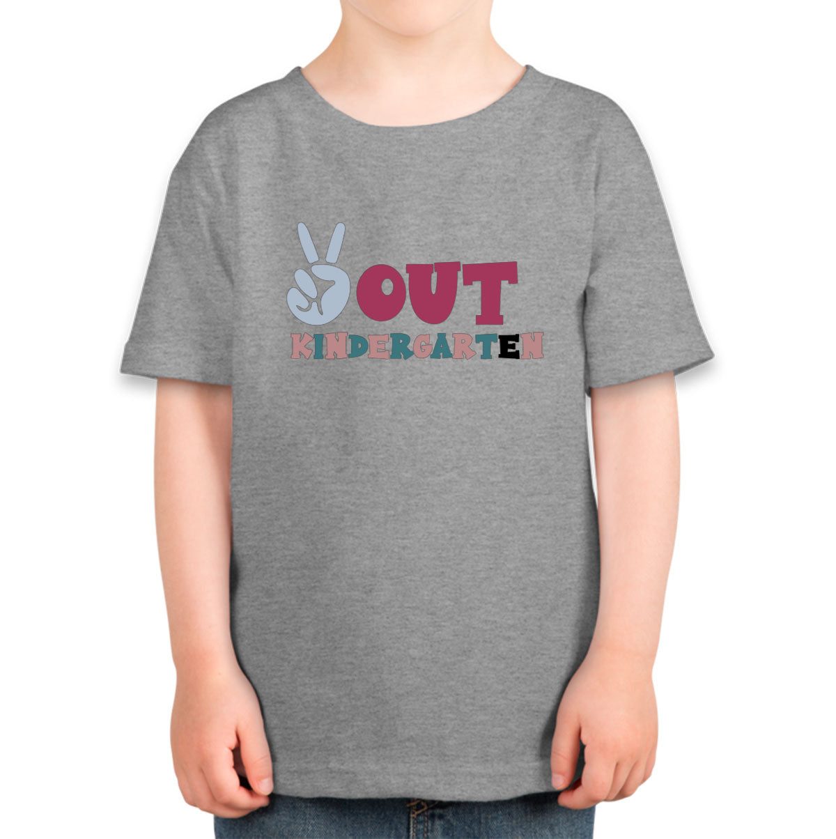 Peace Out Kindergarten Toddler T-shirt