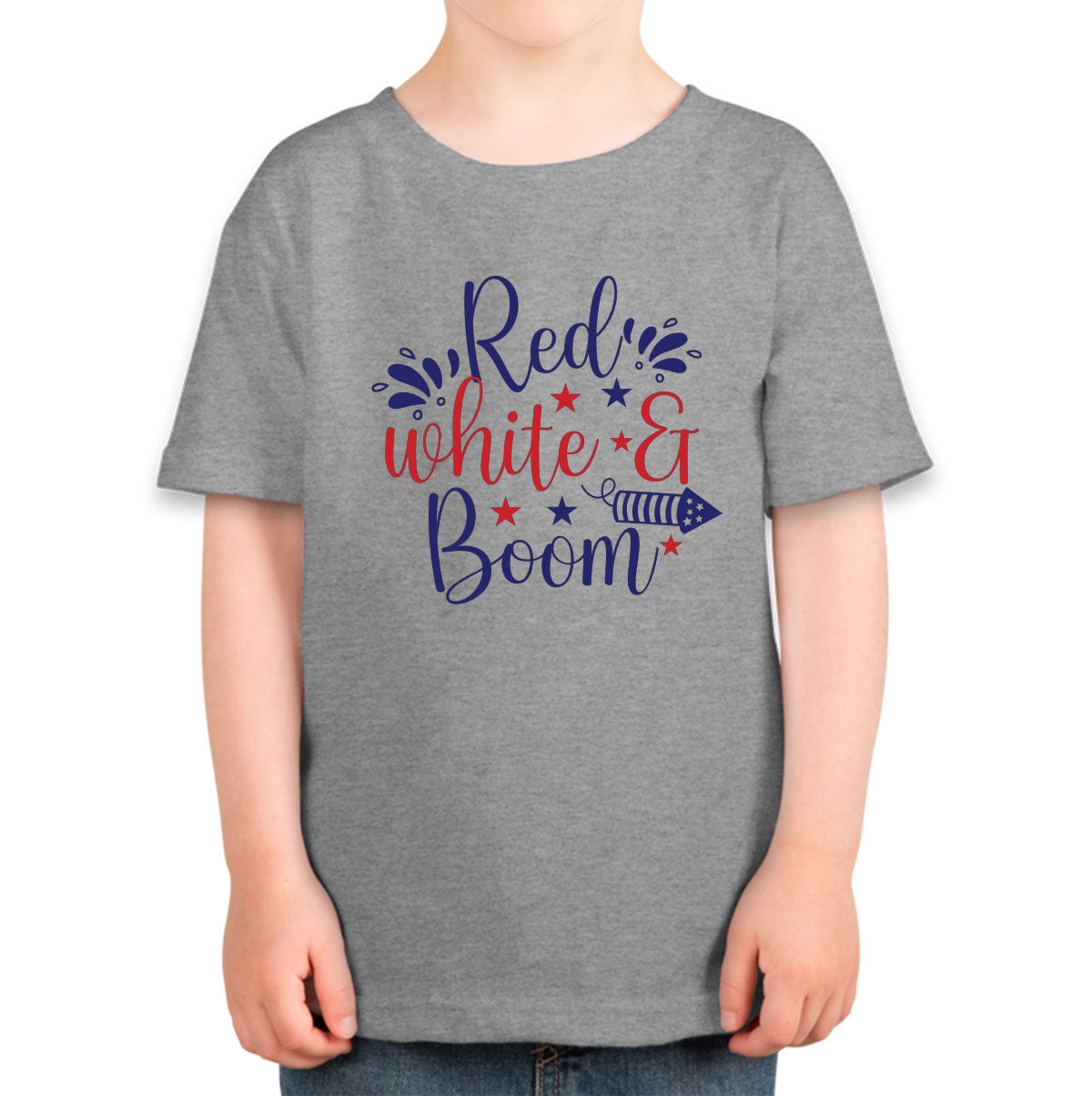 Red White And Boom Patriotic Toddler T-shirt