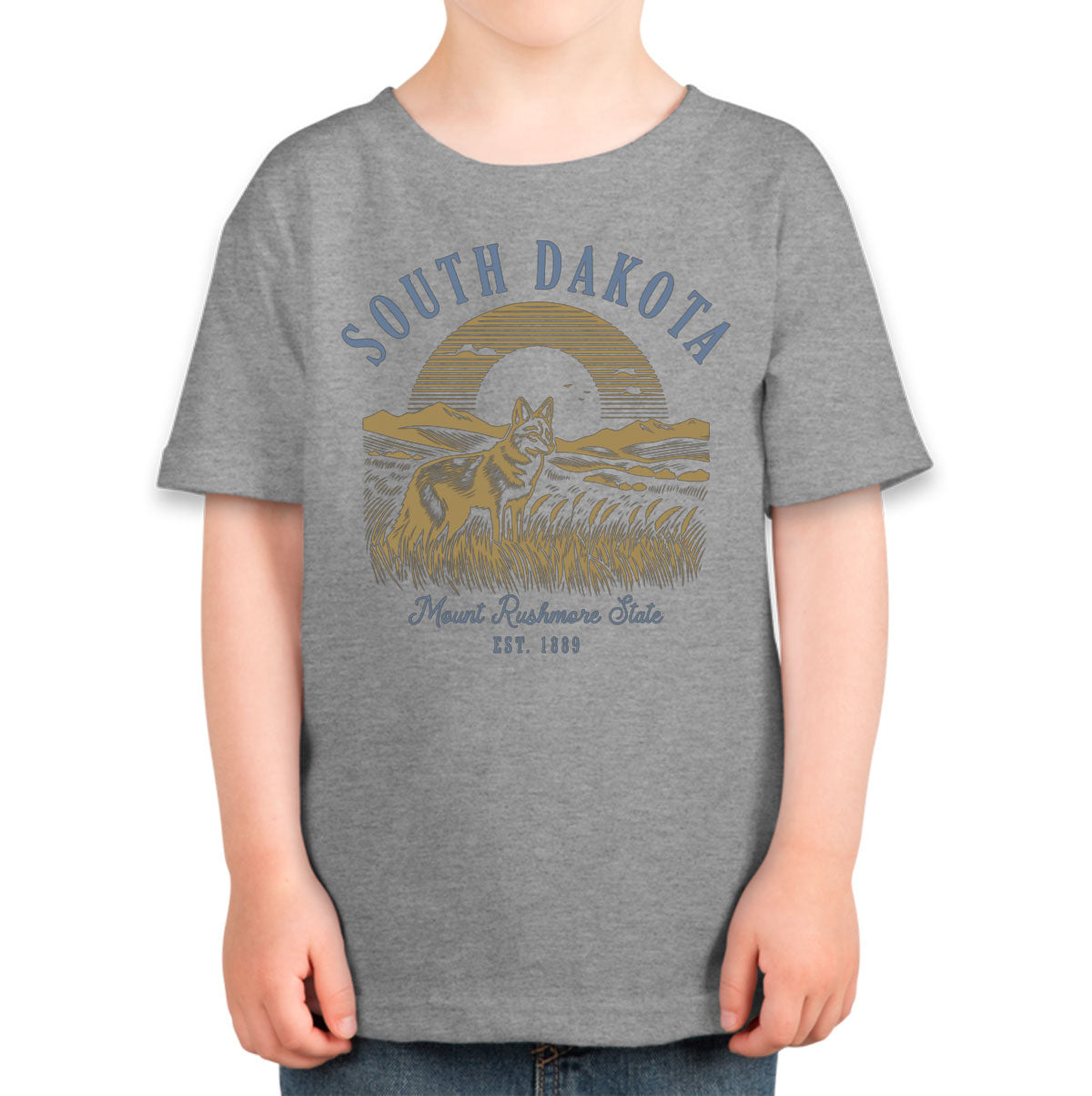 South Dakota State Vintage Toddler T-shirt
