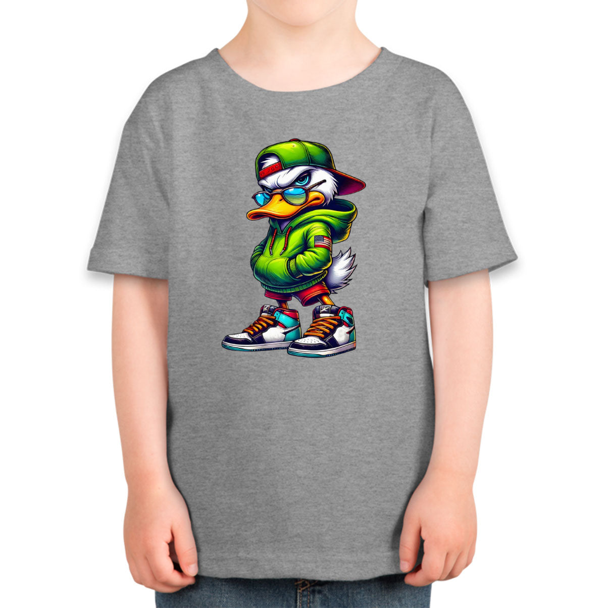 Street Duck Cartoon Toddler T-shirt