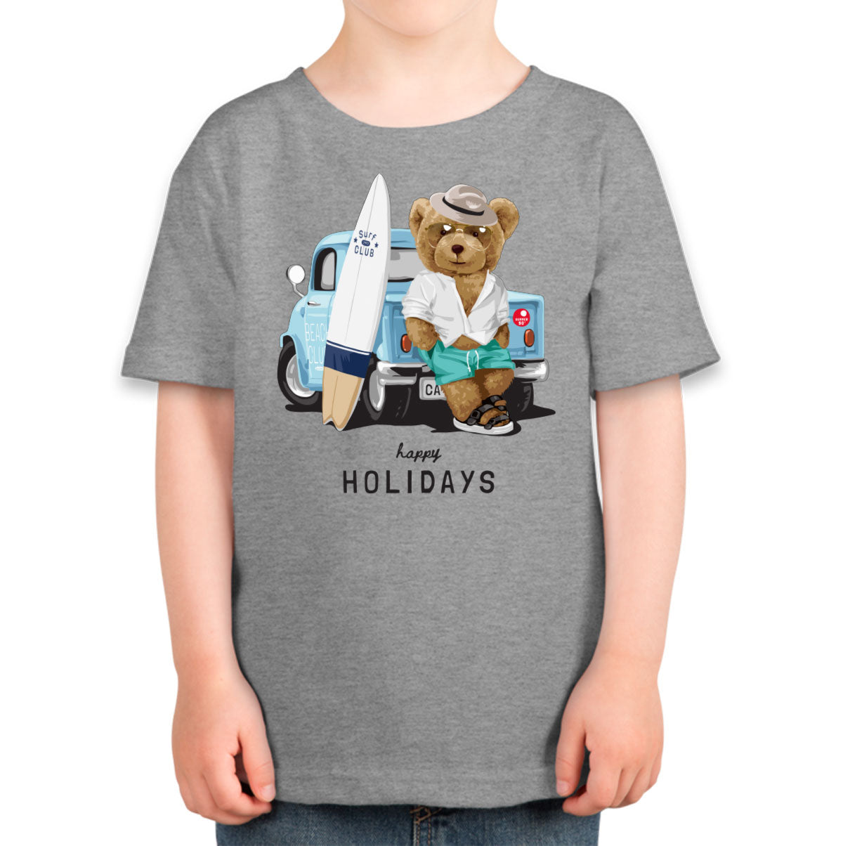 Teddy Bear Holiday Toddler T-shirt