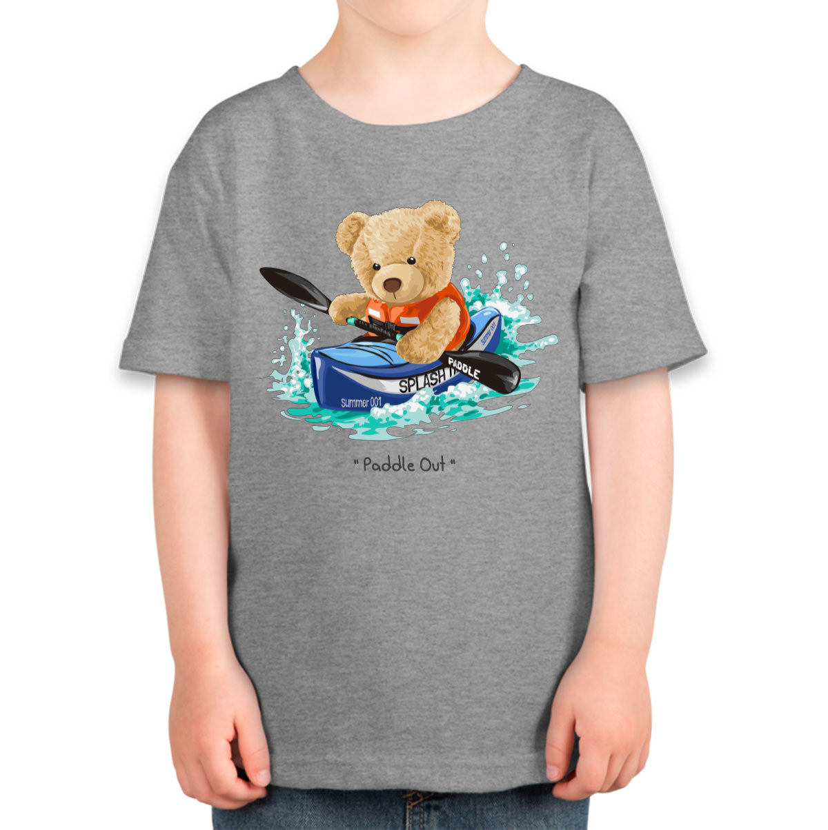 Teddy Bear Kayak Toddler T-shirt