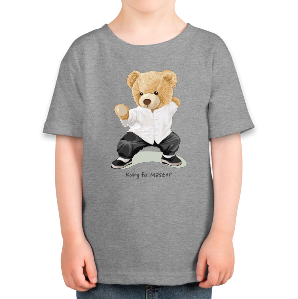 Teddy Bear Kung Fu Toddler T-shirt