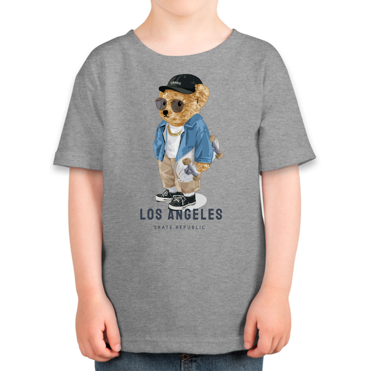 Teddy Bear Los Angeles Toddler T-shirt