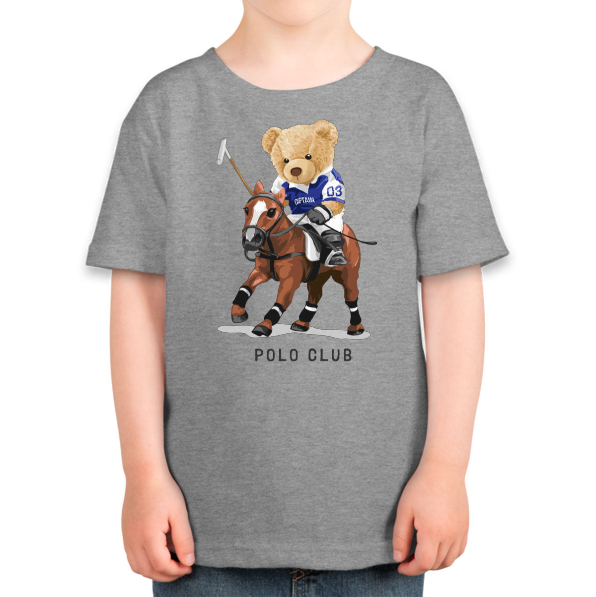 Teddy Bear Polo Toddler T-shirt