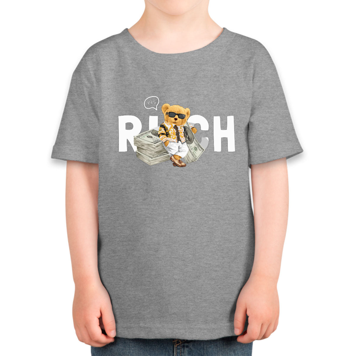 Teddy Bear Rich Toddler T-shirt