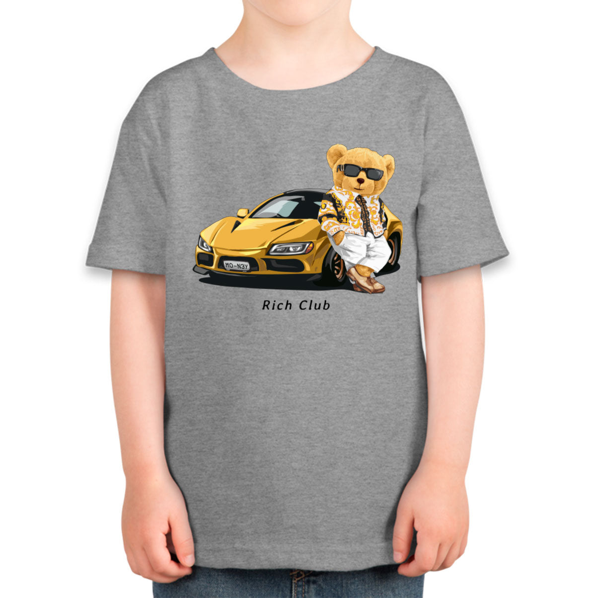 Teddy Bear Rich Club Toddler T-shirt