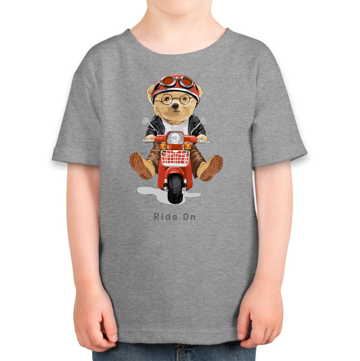 Teddy Bear Ride On Toddler T-shirt