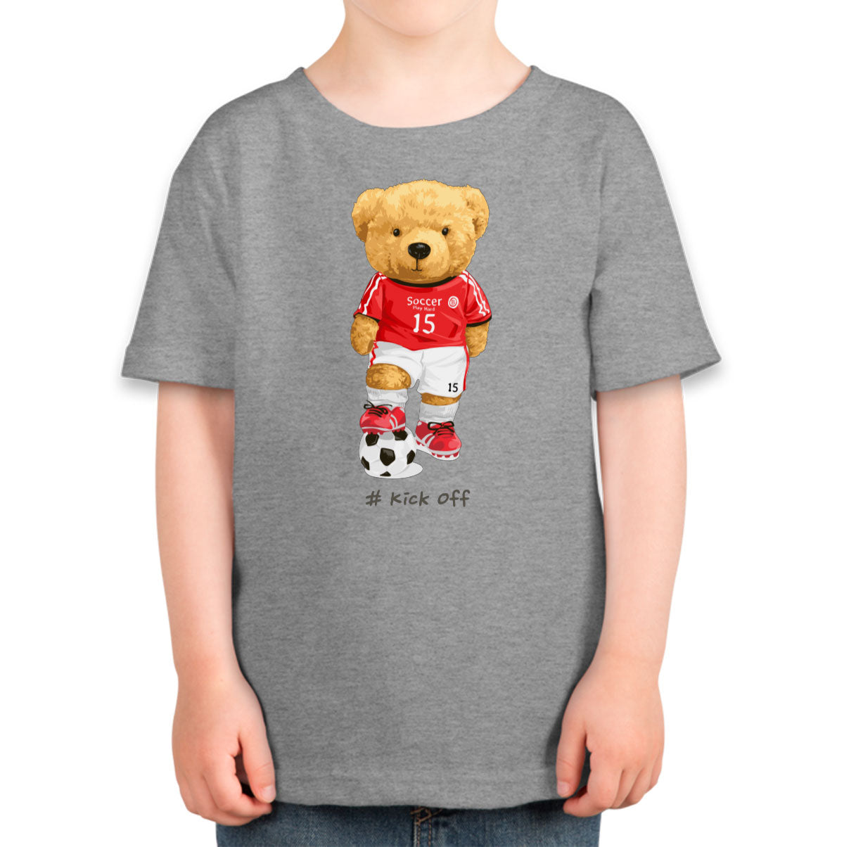 Teddy Bear Soccer Toddler T-shirt