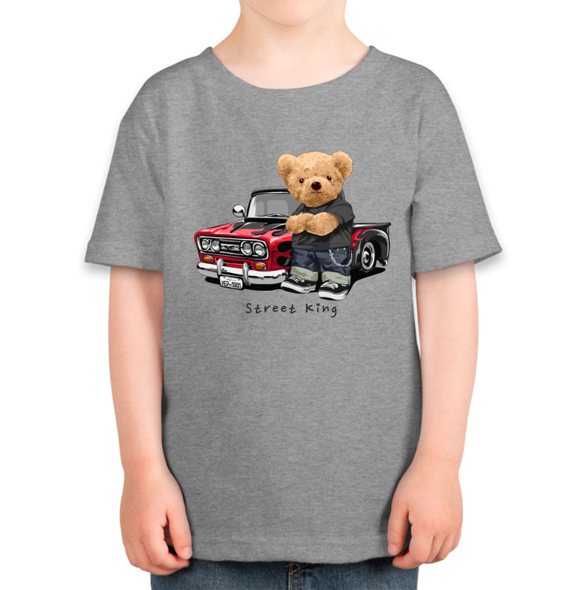 Teddy Bear Street King Toddler T-shirt