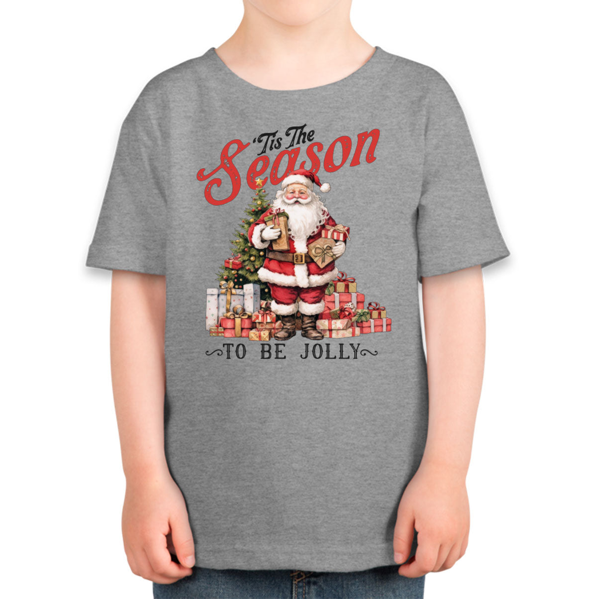 Tis The Season To Be Jolly Christmas Toddler T-shirt