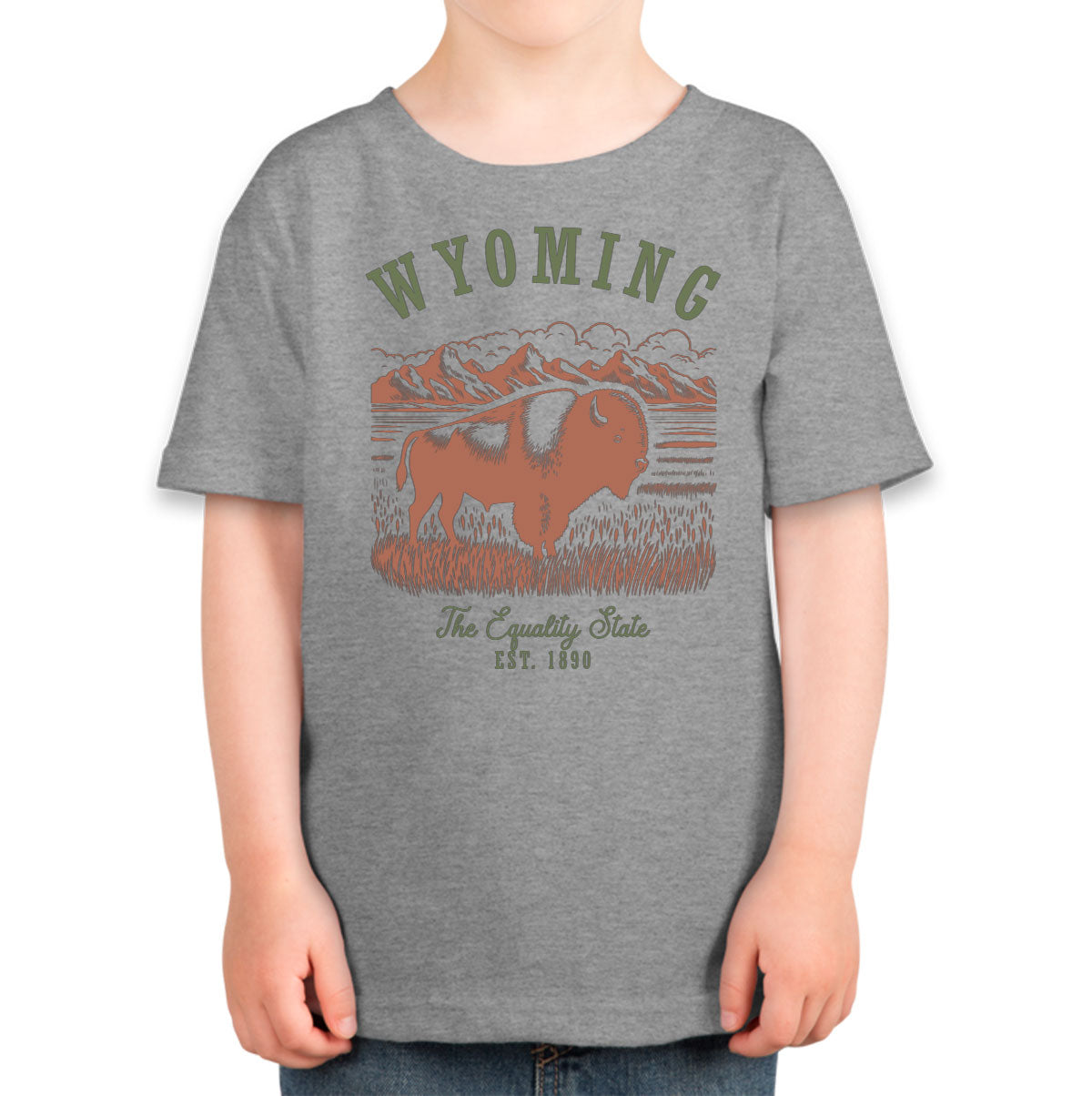 Wyoming State Vintage Toddler T-shirt