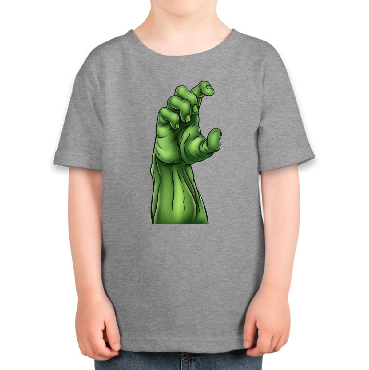 Zombie Monster Hand Halloween Toddler T-shirt