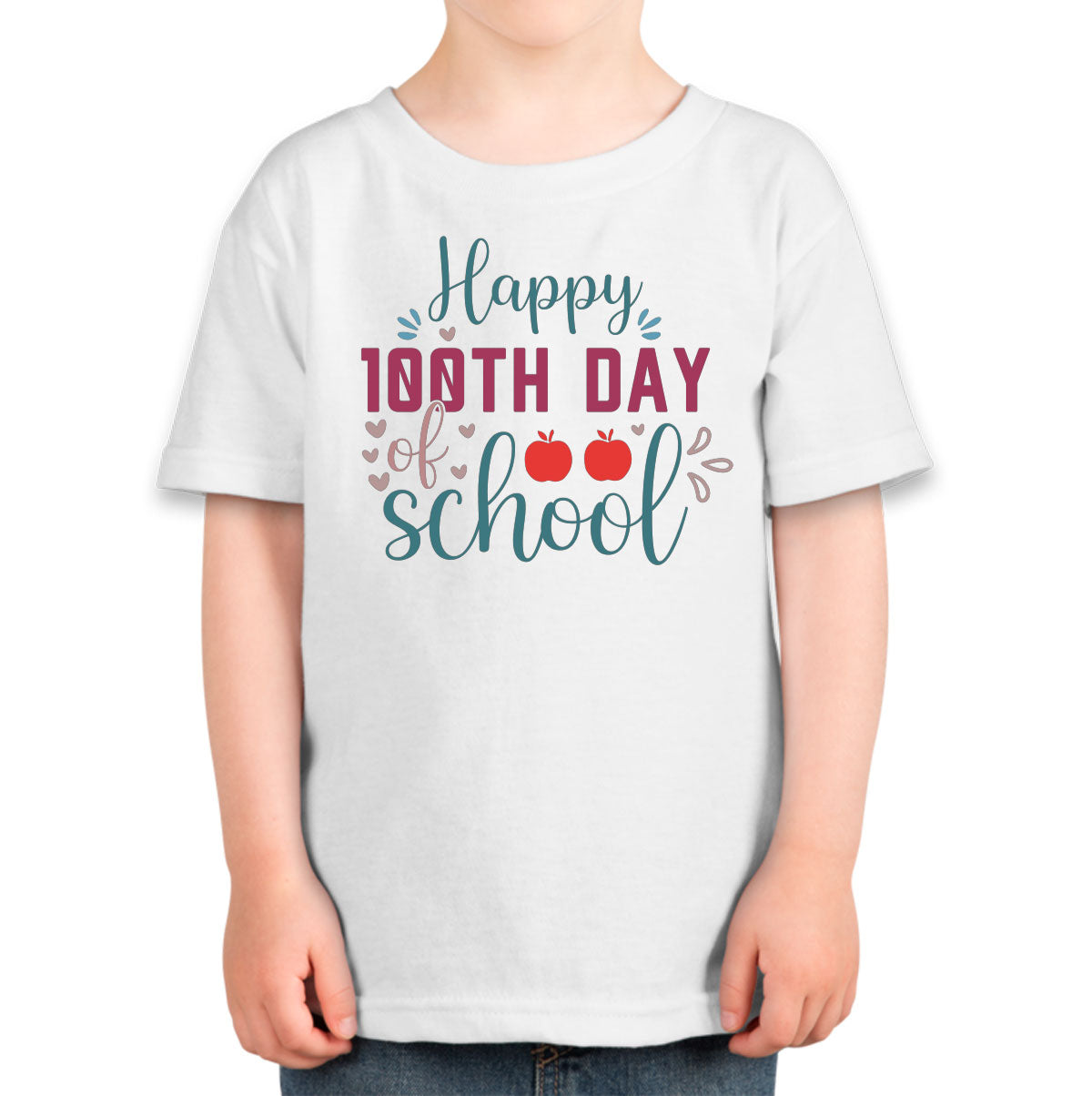 Happy 100th Day Of School Toddler T-shirt