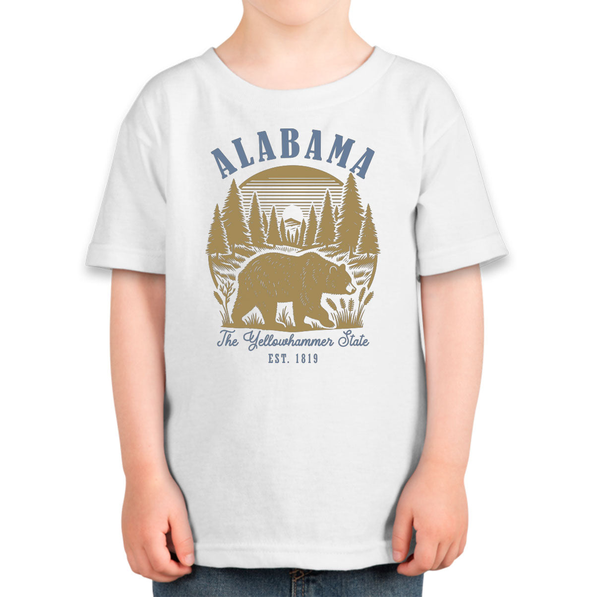 Alabama State Vintage Toddler T-shirt