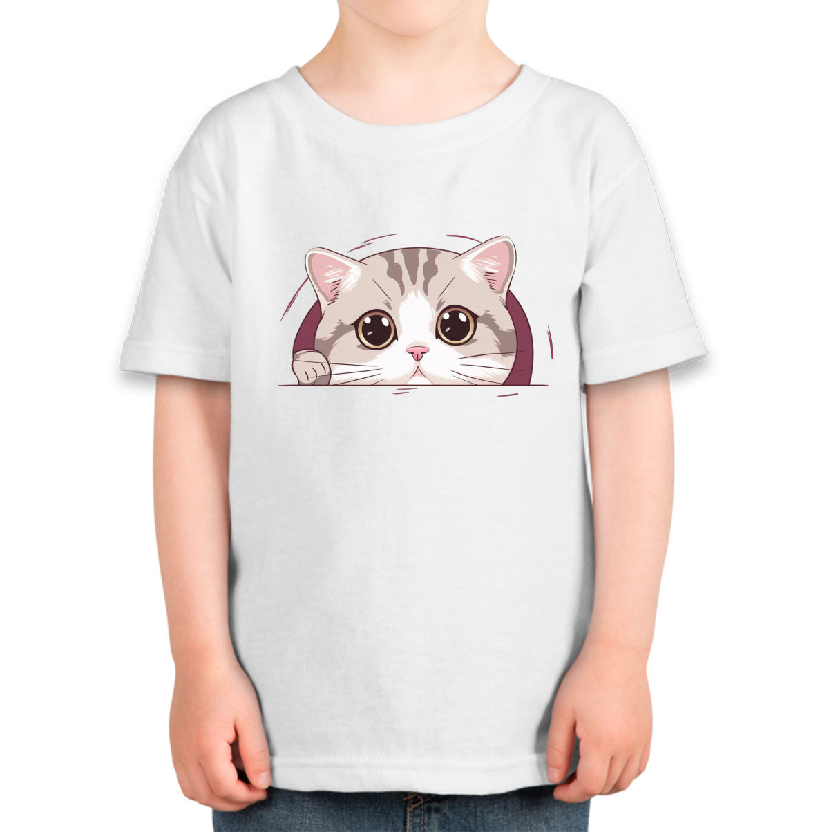 Cute American Cat Toddler T-shirt