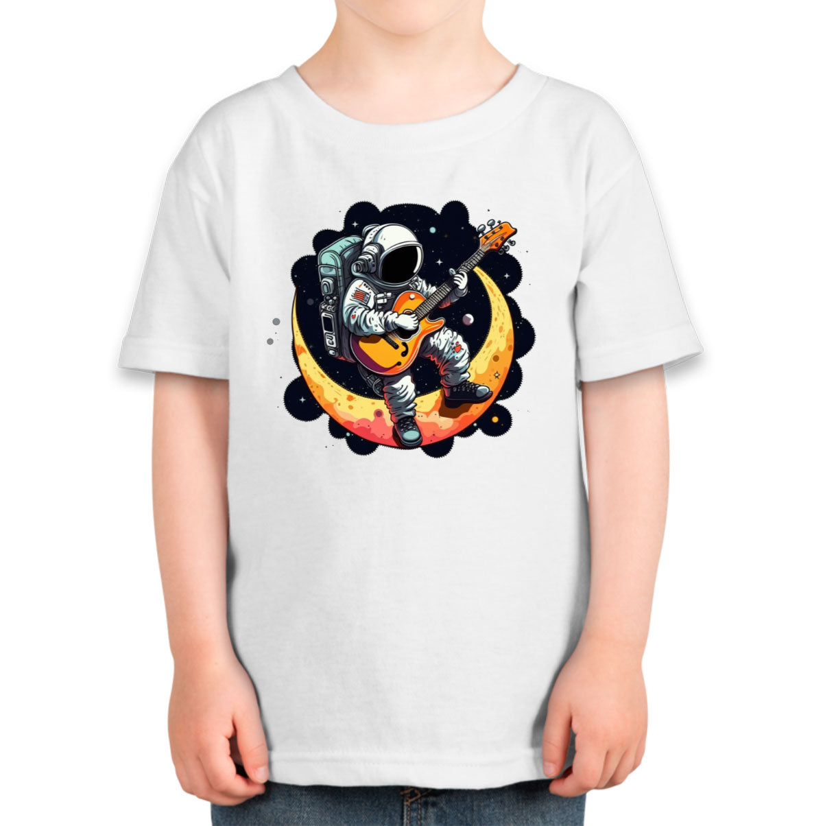 Astronaut Playing Guitar Toddler T-shirt