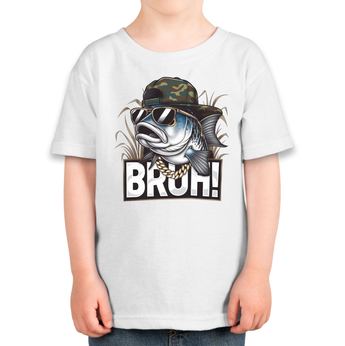 Funny Bass Fishing Toddler T-shirt