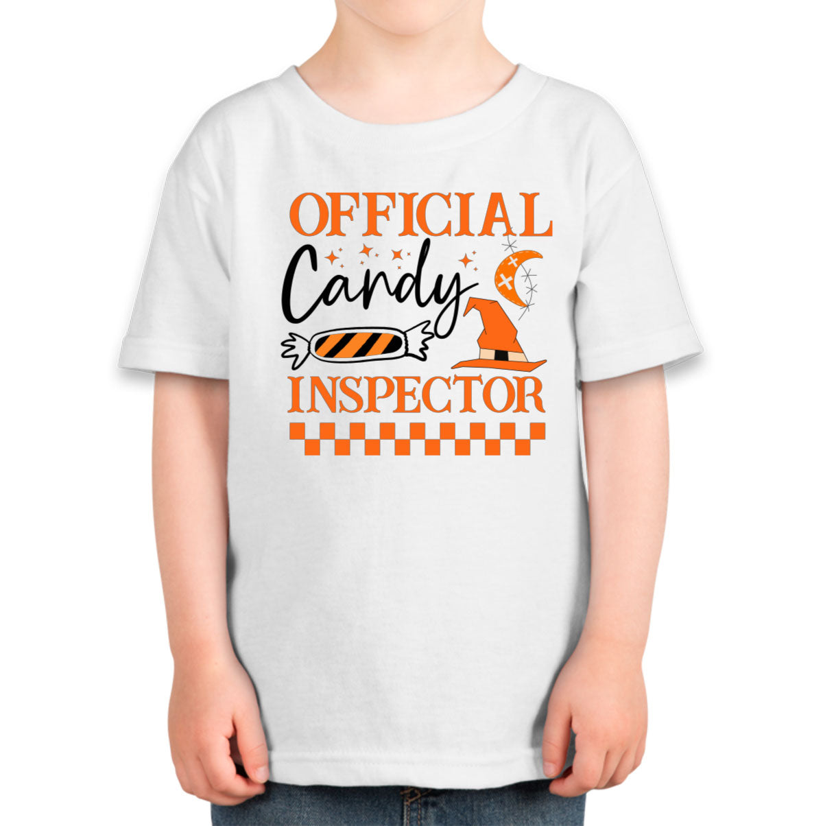 Official Candy Inspector Halloween Toddler T-shirt