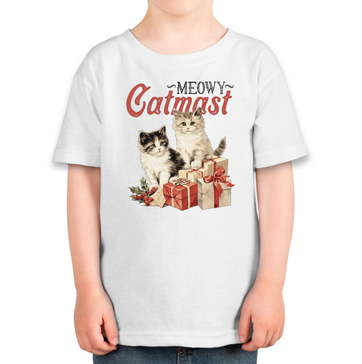 Meowy Catmast Christmas Toddler T-shirt