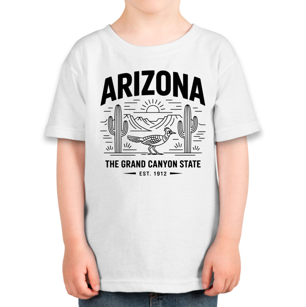 Arizona Cityscape Illustration The Grand Canyon State Toddler T-shirt