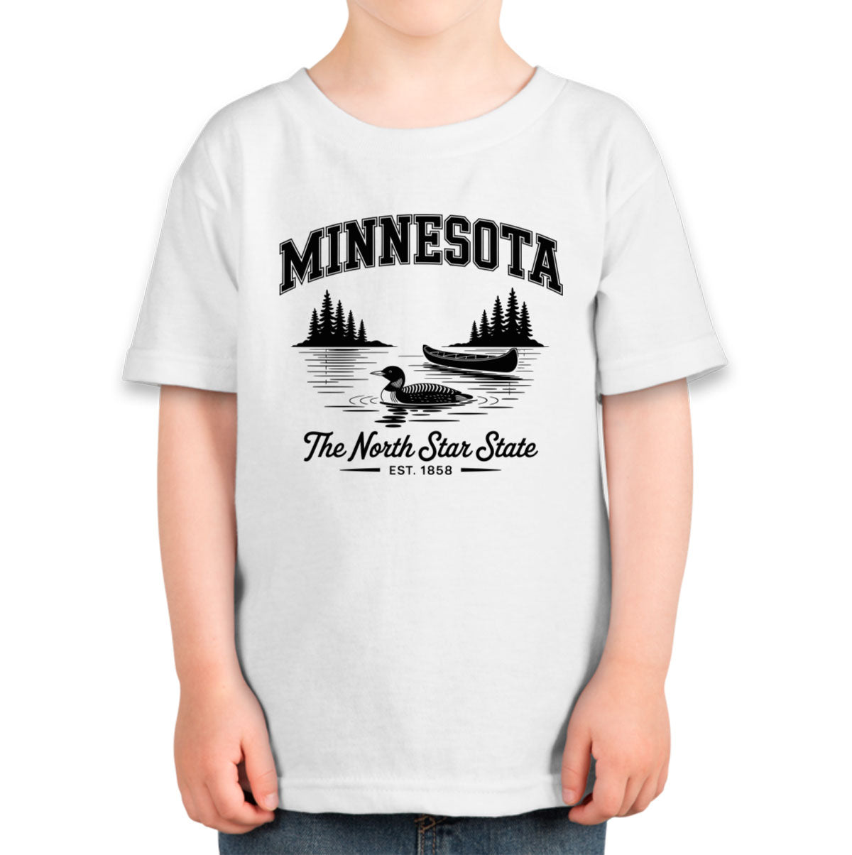 Minnesota Cityscape Illustration The North Star State Toddler T-shirt