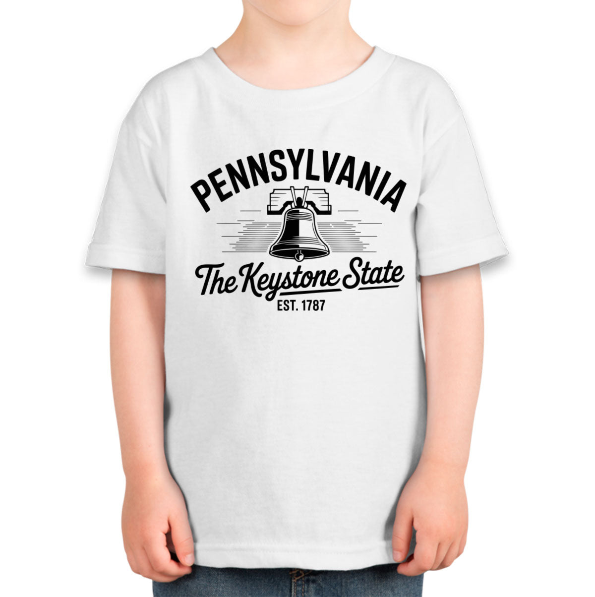 Pennsylvania Cityscape Illustration The Keystone State Toddler T-shirt