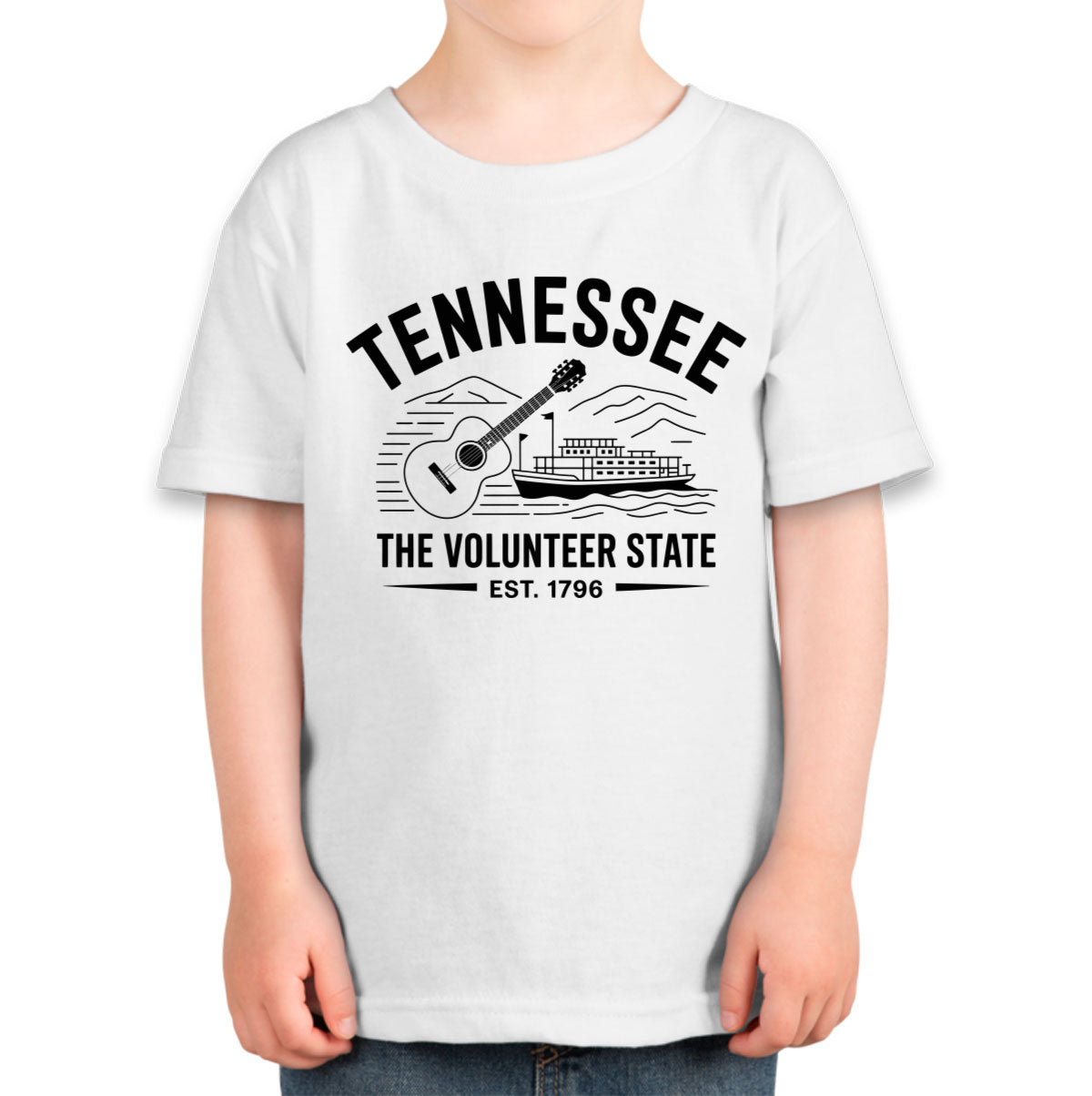 Tennessee Cityscape Illustration The Volunteer State Toddler T-shirt